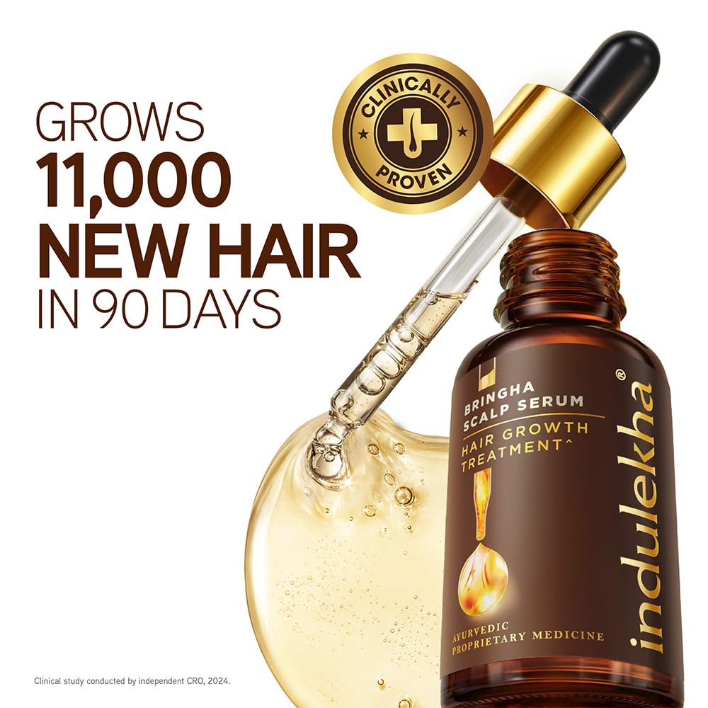 Indulekha Bringha Hair Serum 30ml | Brahmi & Rosemary | Bulk & Wholesale - Image 3