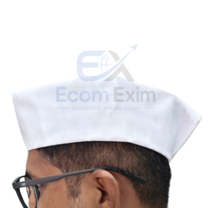 Gandhi Topi Traditional White Cotton Cap for Puja & Marathi Weddings - Authentic Made in India